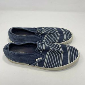 Vans Mens Blue And White Sneakers Size 10.5